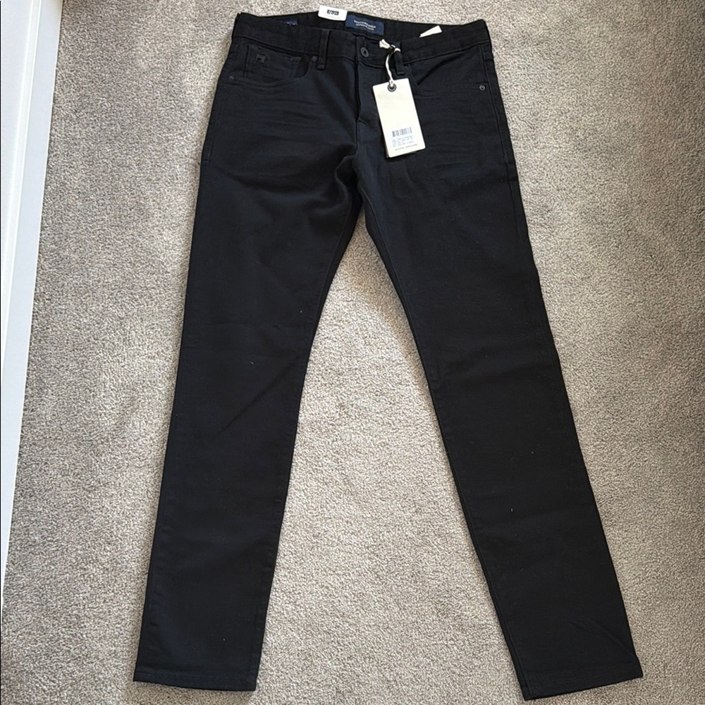 Scotch & Soda Men's Black Skinny Jeans